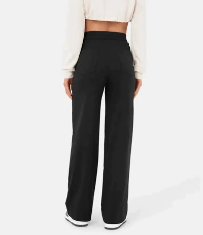 Nueva - Elastische broek met hoge taille