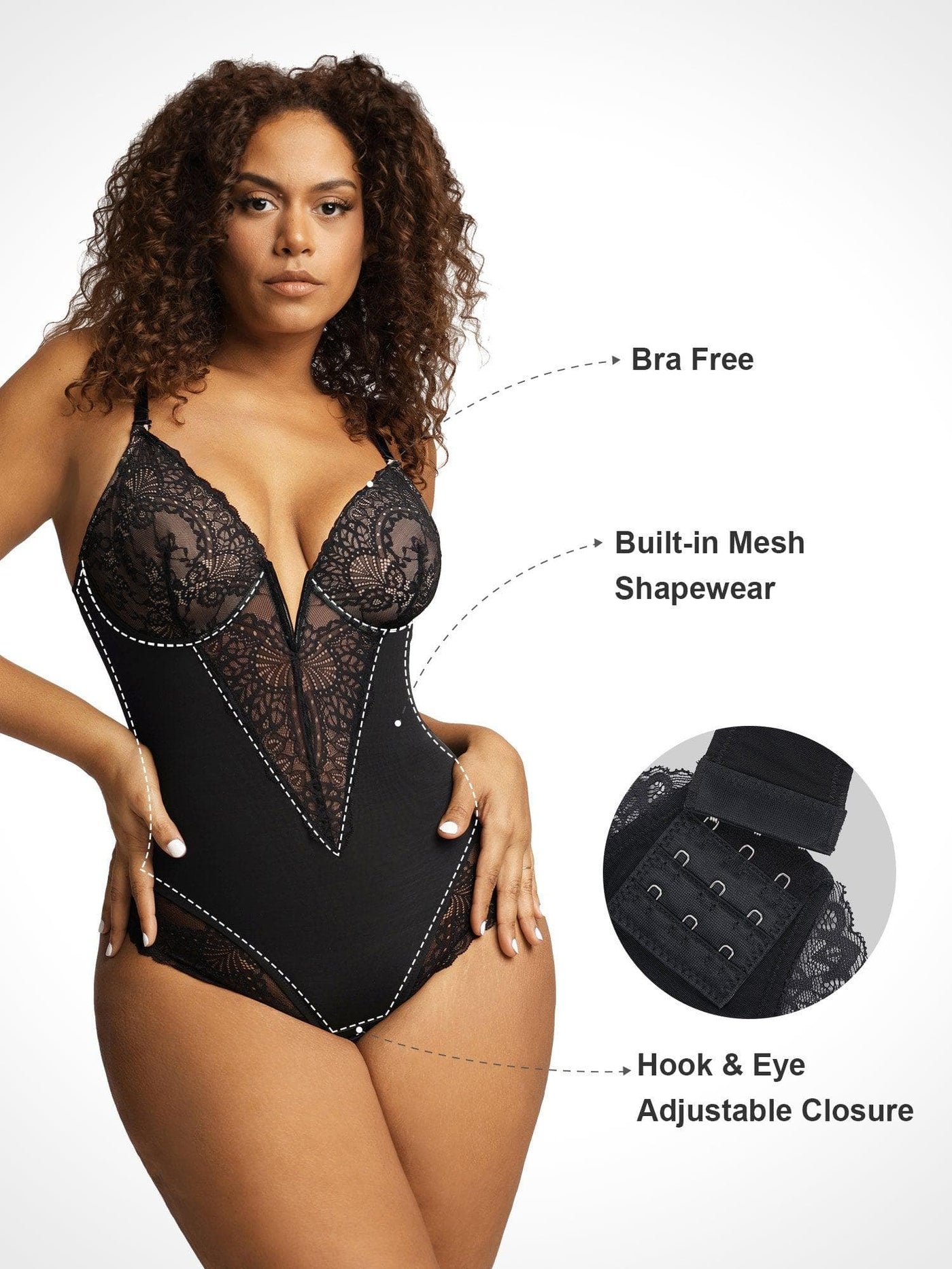 (1+1 Gratis) Popilush™ | Bodysuit Vormende Shapewear Set